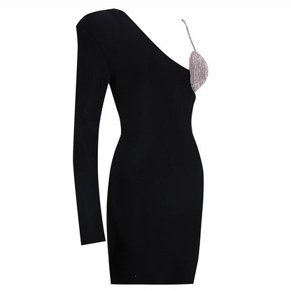 Black Bandage Dress HL8724 5