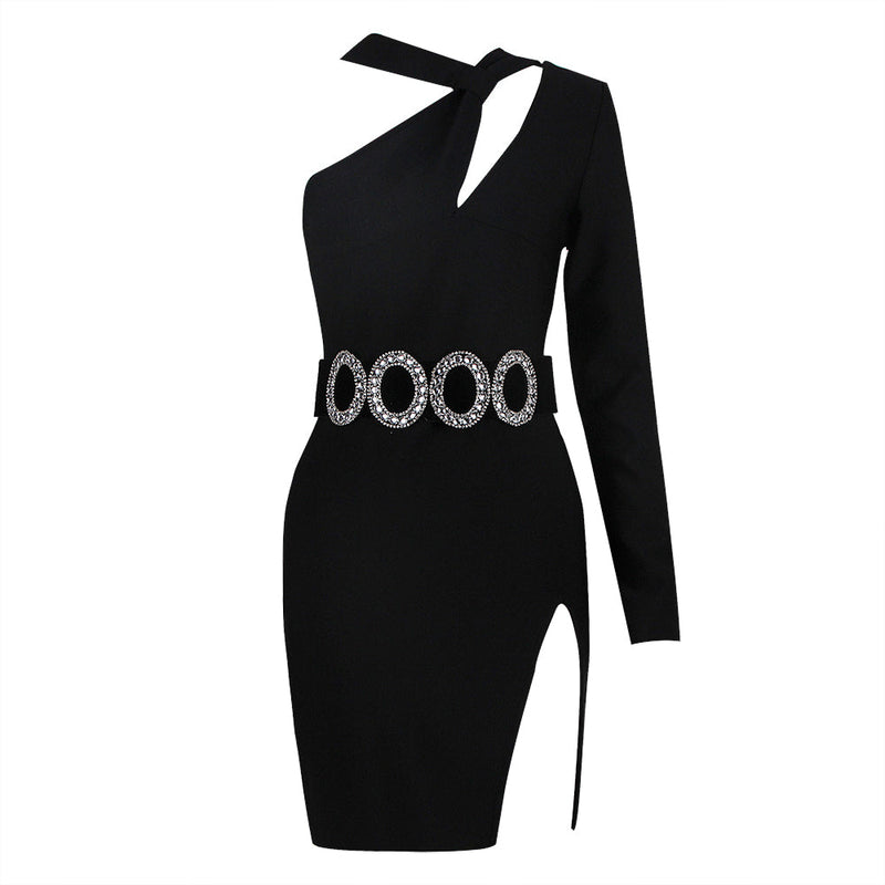 Black Bandage Dress HL8762 3