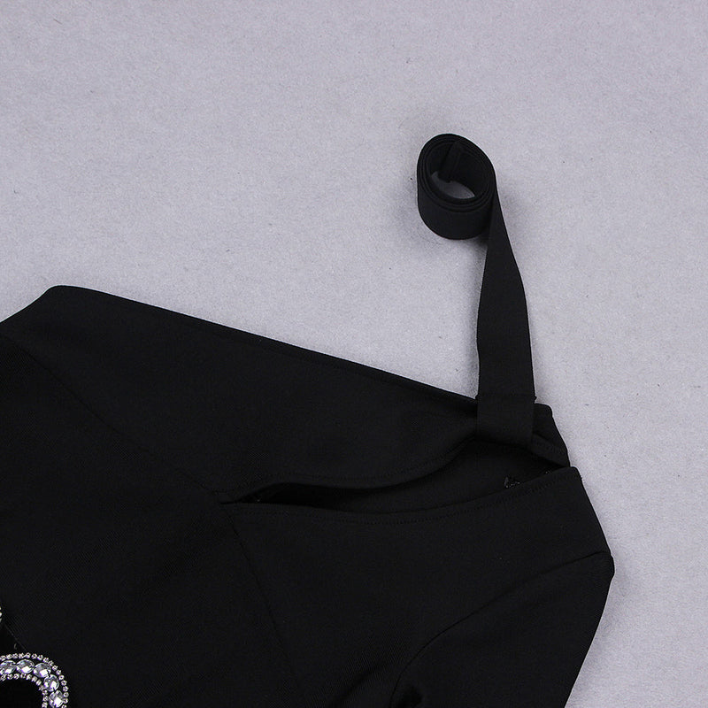 Black Bandage Dress HL8762 6