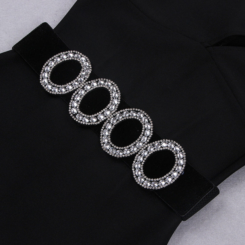 Black Bandage Dress HL8762 7