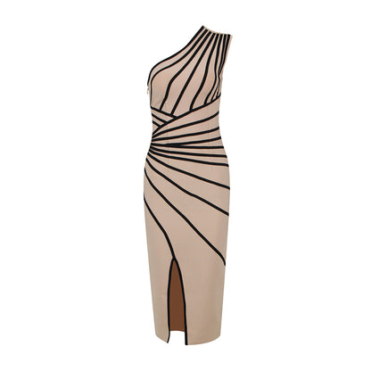 Apricot Bandage Dress HL8904