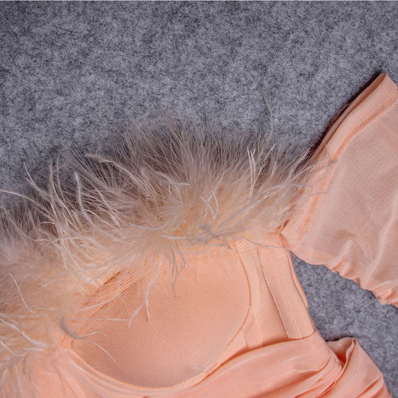 Pink Bandage Dress HL9020 9