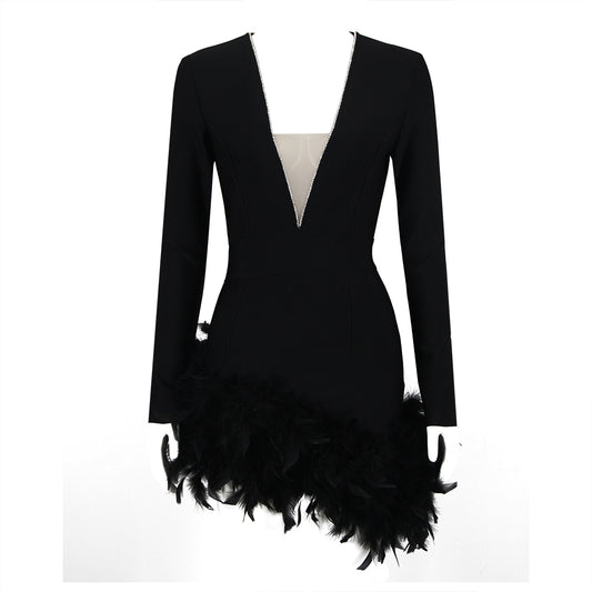 Black Bandage Dress HL9113 2