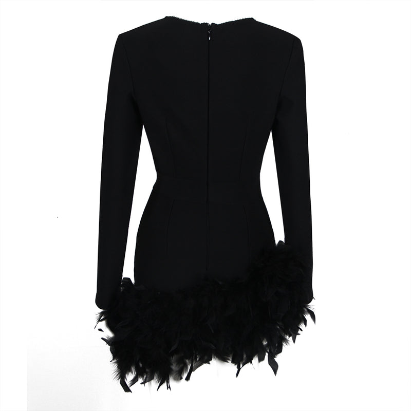 Black Bandage Dress HL9113 3