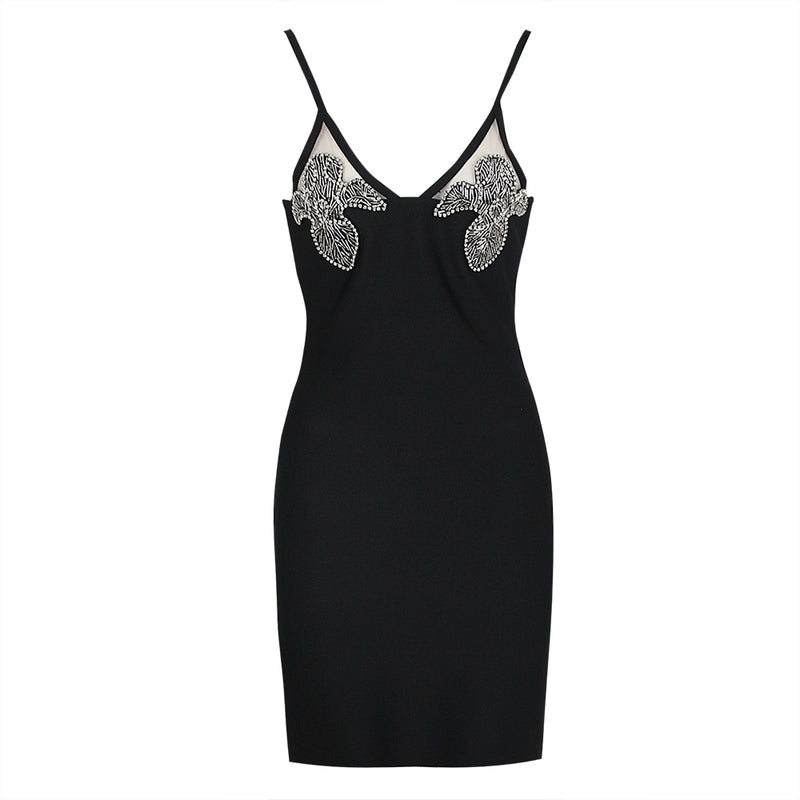 Black Bandage Dress HL9117 4