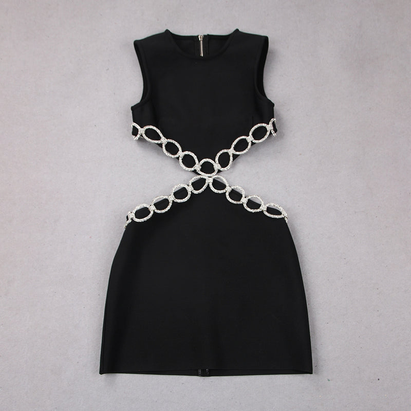 Black Bandage Dress HL9163 2