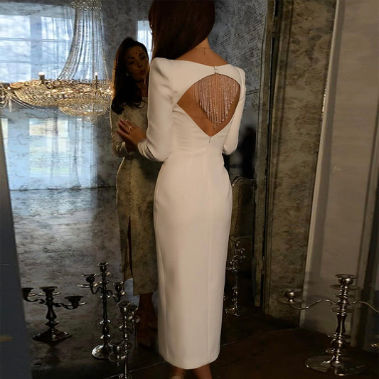White Bandage Dress HL9180