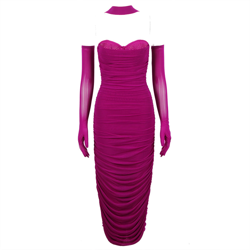 Red Bodycon Dress HI1416