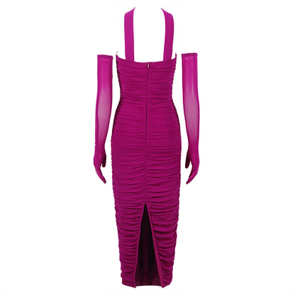 Red Bodycon Dress HI1416