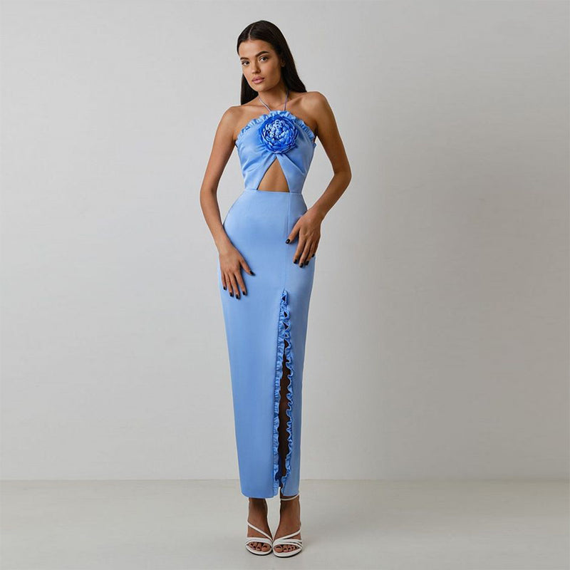 Blue Bandage Dress HL9243