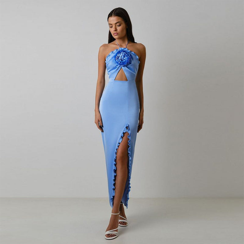 Blue Bandage Dress HL9243
