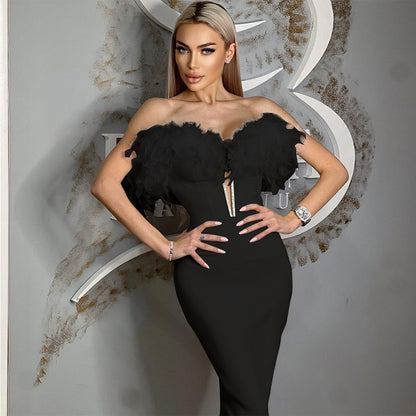Black Bandage Dress HL9275