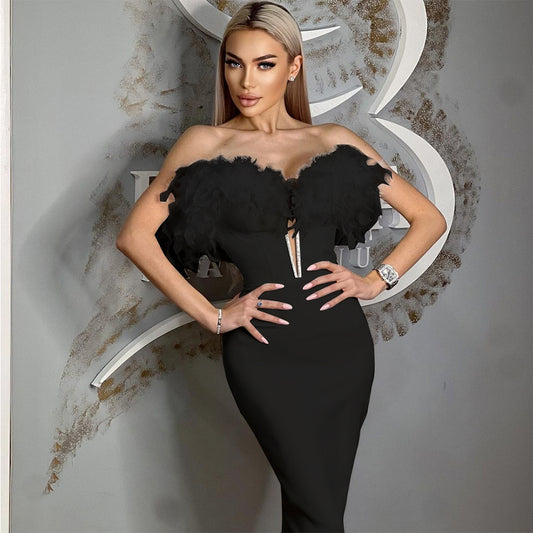 Black Bandage Dress HL9275