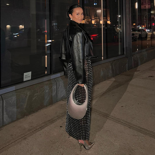 Black Bodycon Skirt HL9301
