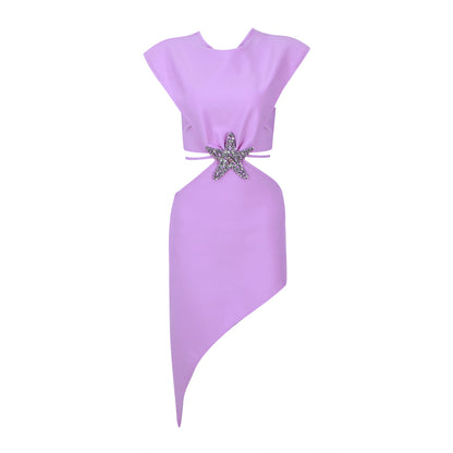 Purple Bandage Dress HL9387