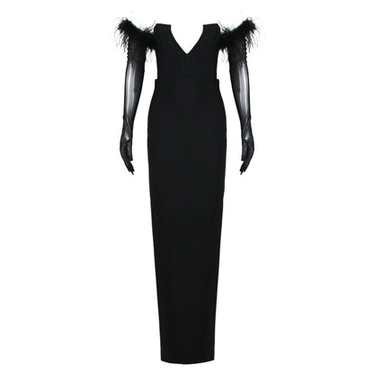 Black Bandage Dress HL9401