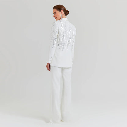 White Bodycon Suit HL9450