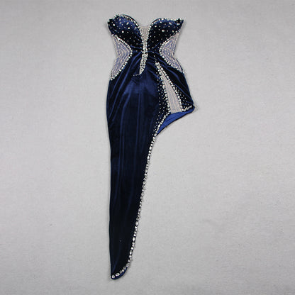Dark Blue Bodycon Dress HL9484