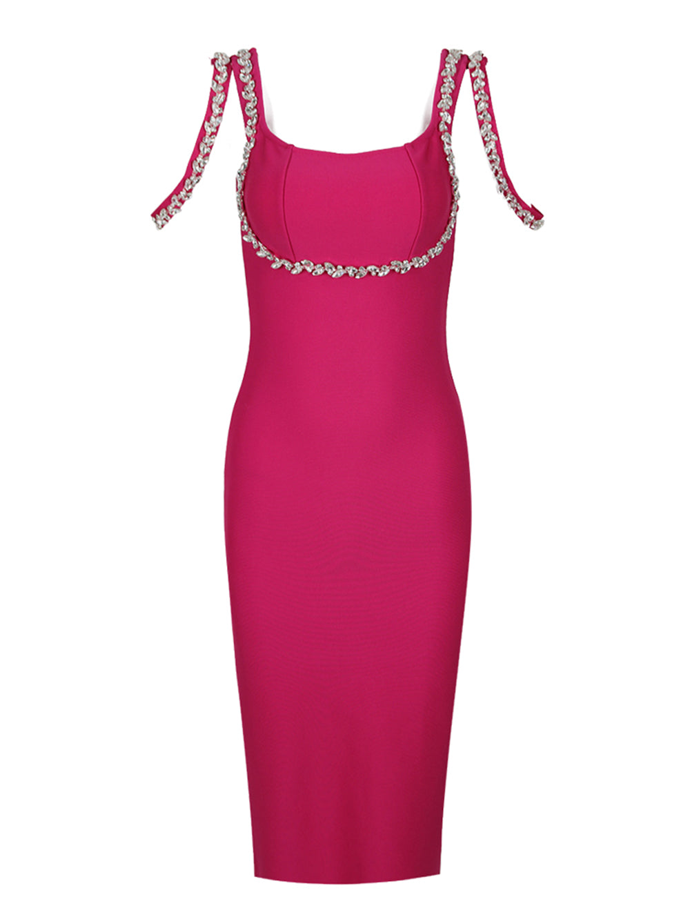 Rose Red Bandage Dress HL9486