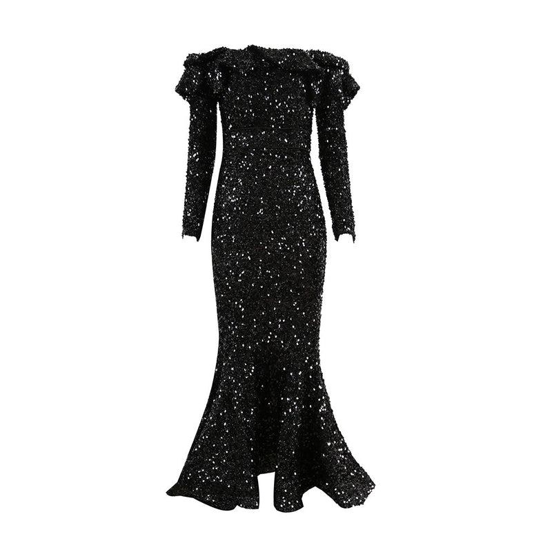 Black Bodycon Dress HT2443 2