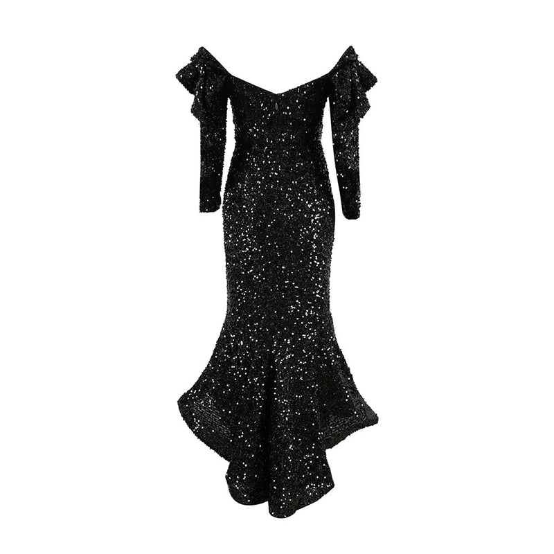 Black Bodycon Dress HT2443 3