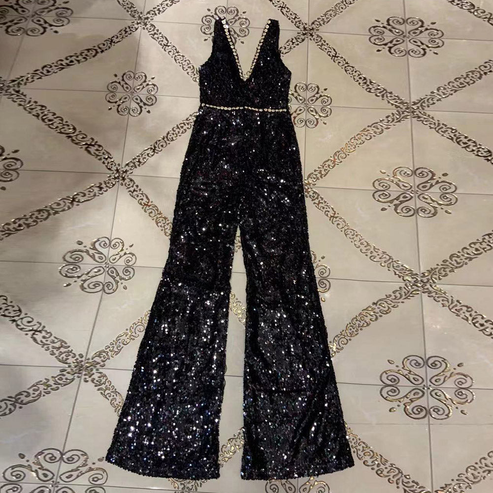 Black Bodycon Jumpsuit HT2643 3