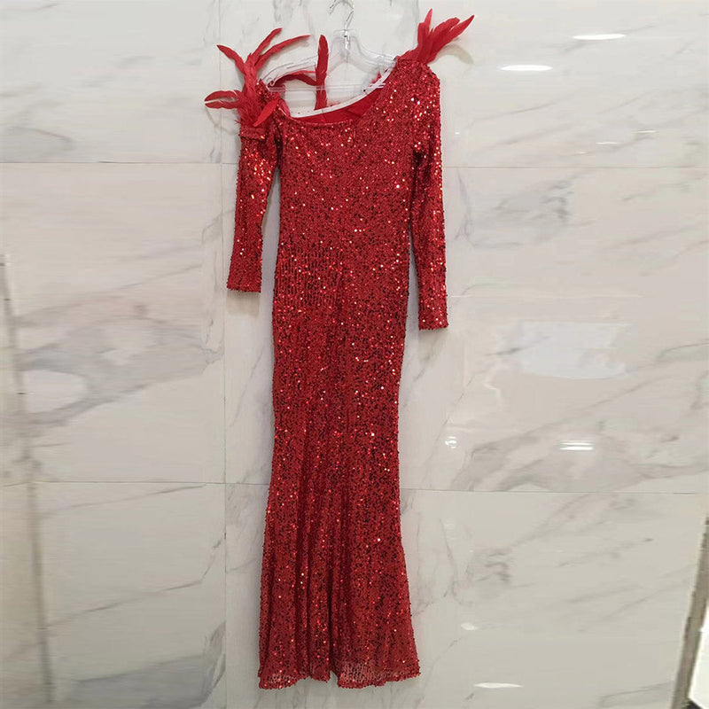 Red Bodycon Dress HT2665 3