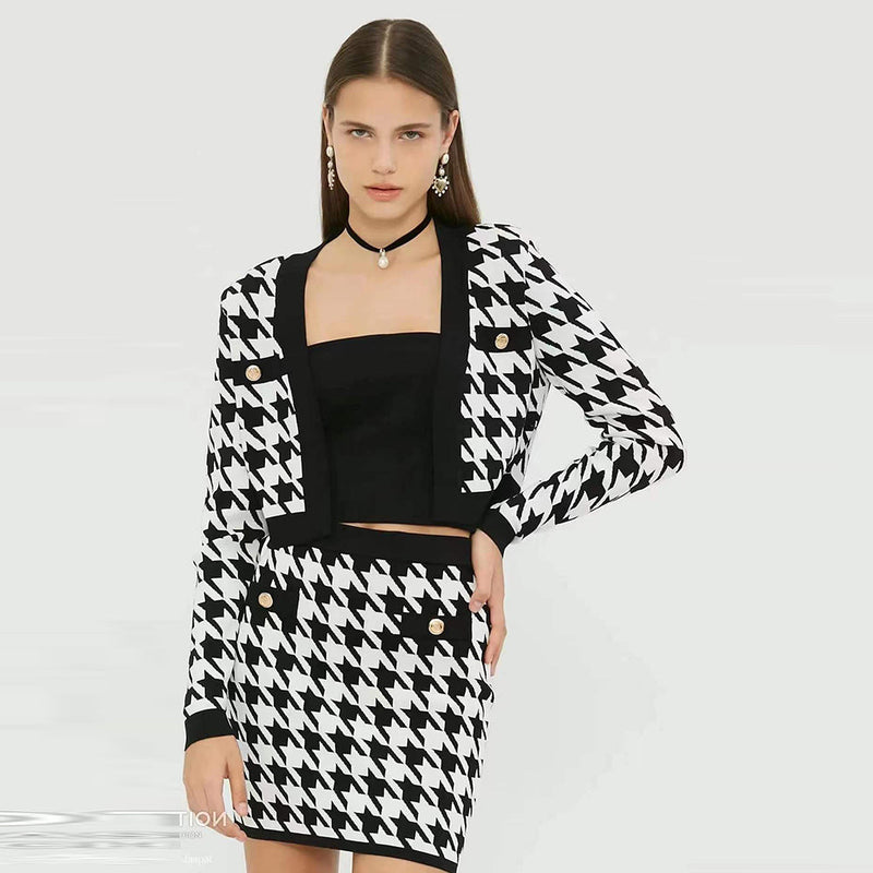 Black Bodycon Set HT2671 1