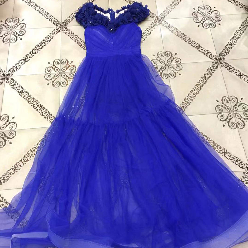 Blue Bodycon Dress HT2678 2