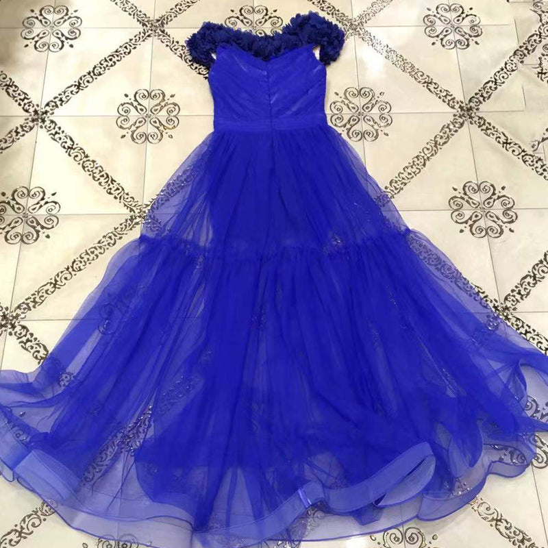 Blue Bodycon Dress HT2678 3