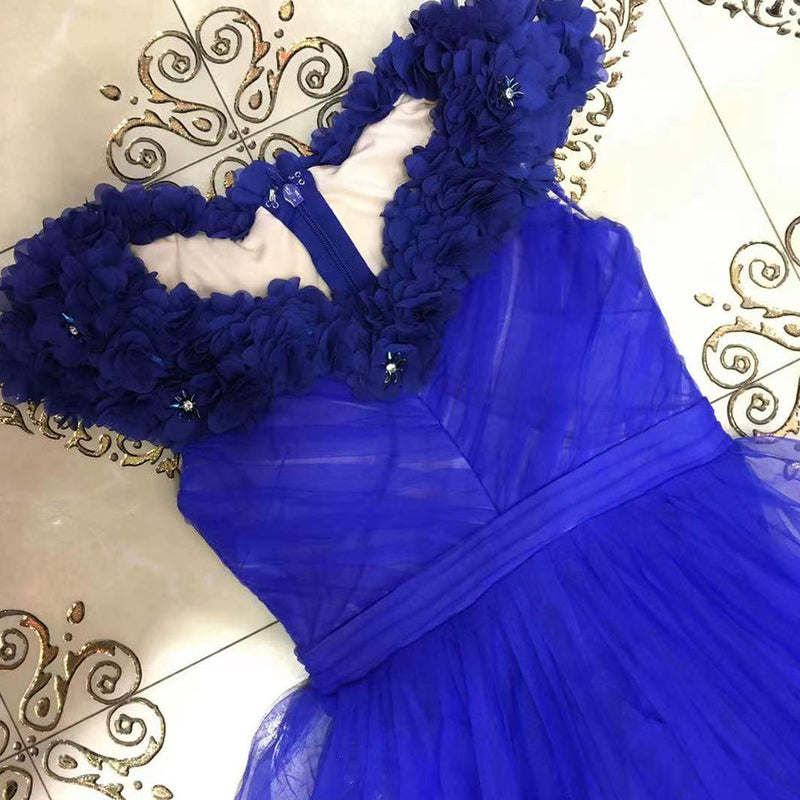 Blue Bodycon Dress HT2678 4