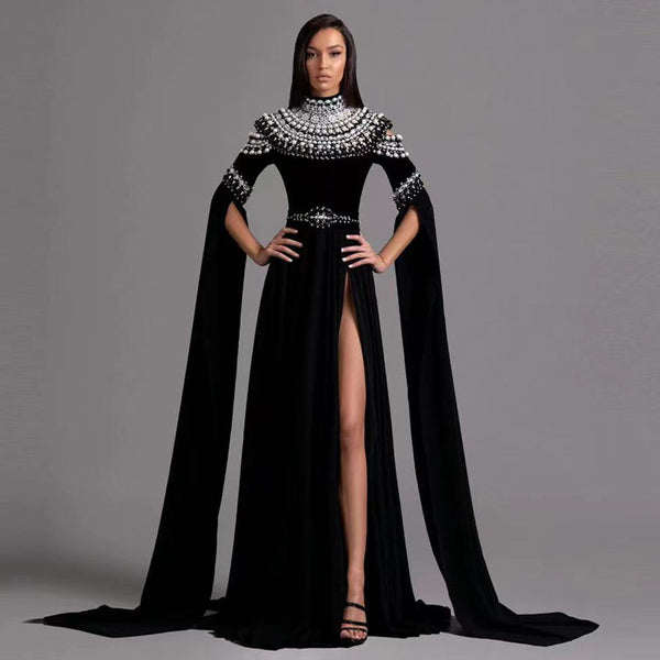 Black Bodycon Dress HT2705 1