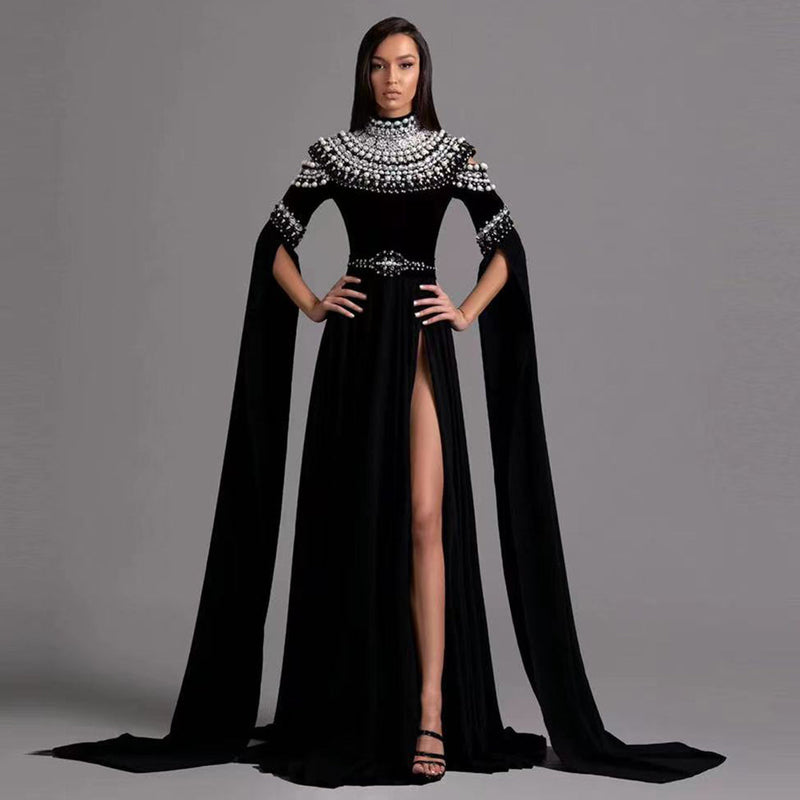 Black Bodycon Dress HT2705 1