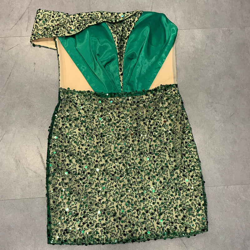 Green Bodycon Dress HT2943 2