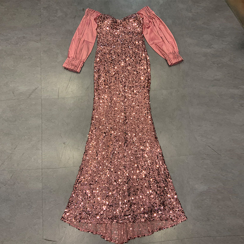 Pink Bodycon Dress HT2947 2
