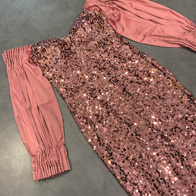 Pink Bodycon Dress HT2947 3