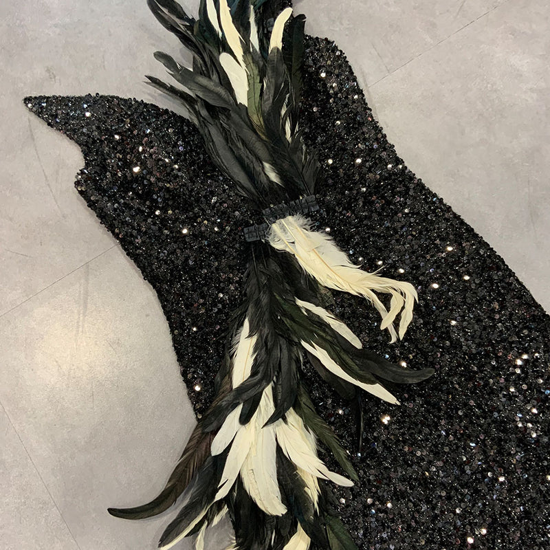 Black Bodycon Dress HT2952 3