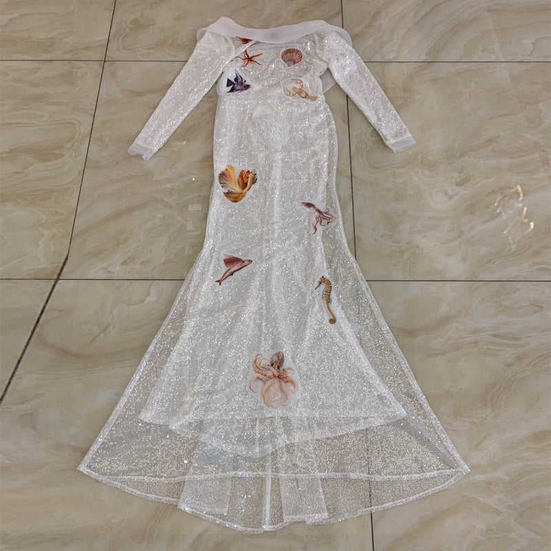 White Bodycon Dress HT2981 4