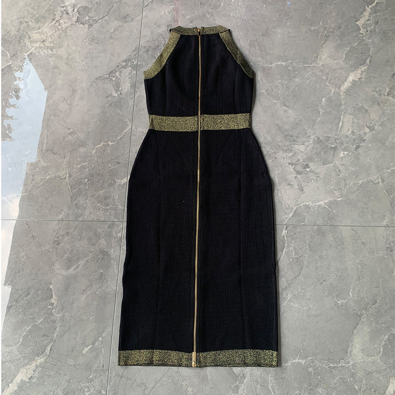 Black Bodycon Dress HT2982 4