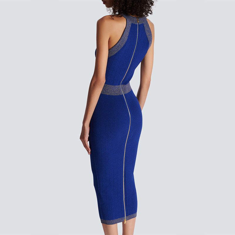 Blue Bodycon Dress HT2982 2