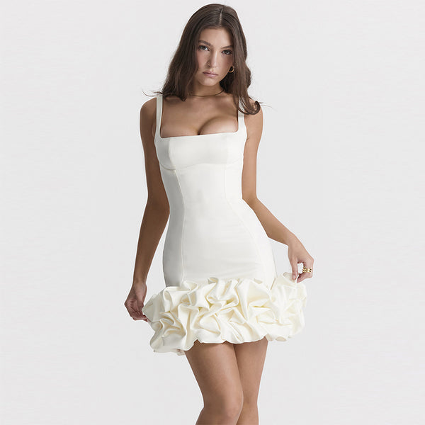 White Bodycon Dress HT2984 1