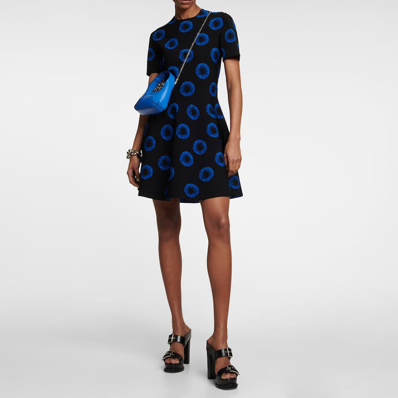Black Blue Bodycon Dress HT2991