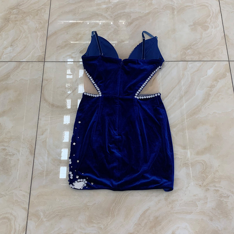 Blue Bodycon Dress HT2998