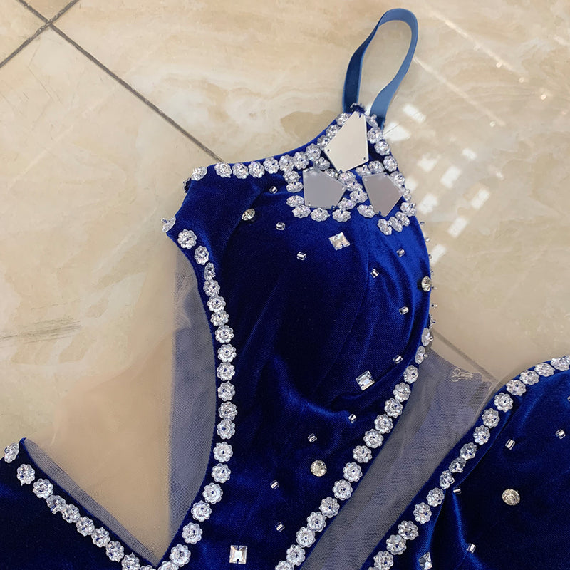 Blue Bodycon Dress HT2998