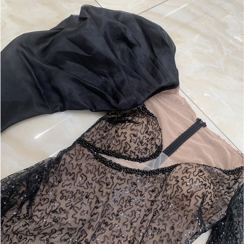 Black Bodycon Dress HT3015