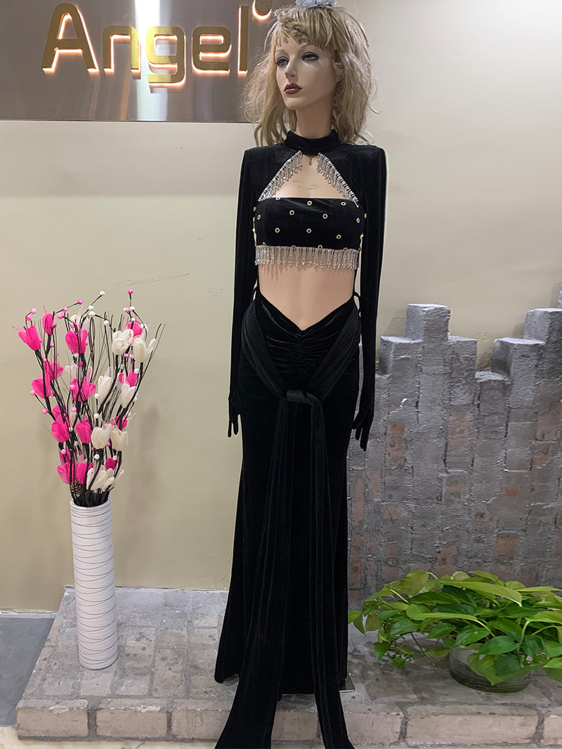 Black Bodycon Dress HT3035