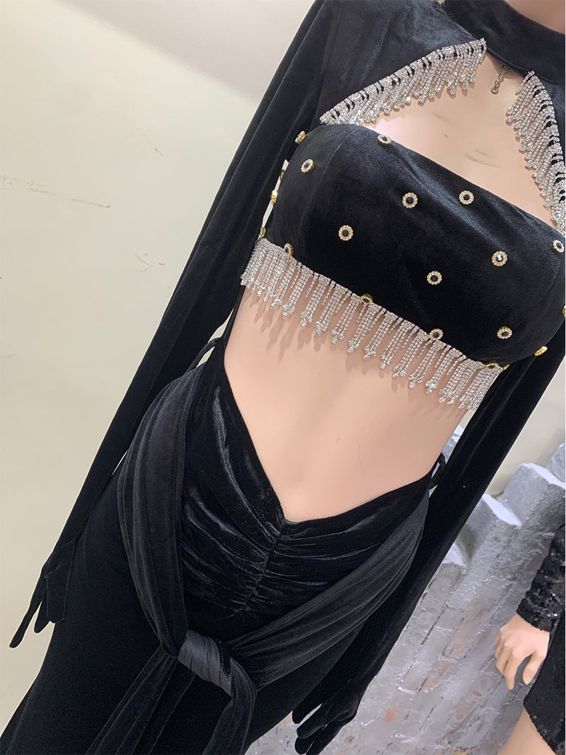 Black Bodycon Dress HT3035