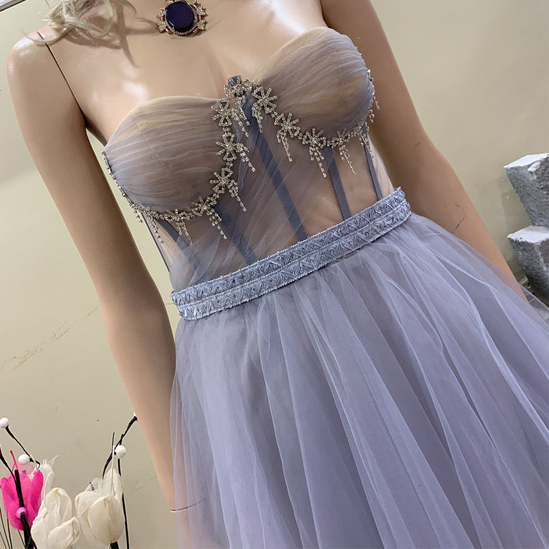 Light Purple Bodycon Dress HT3038