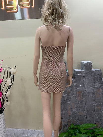 Light Pink Bodycon Dress HT3039