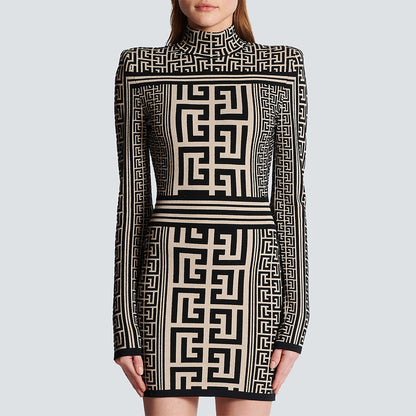 Black Bodycon Dress HT3048